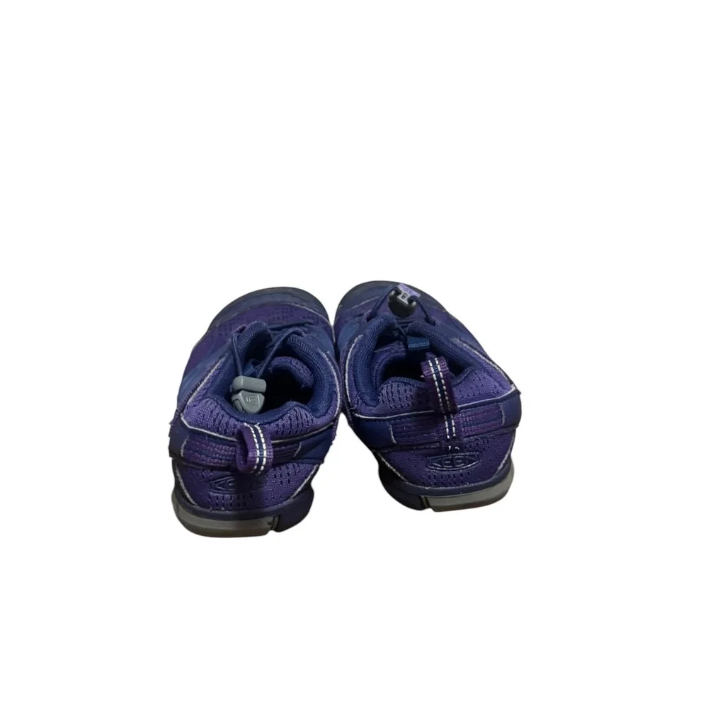 KEEN Chandler CNX Hiking Sneakers Kids Size 13 Purple Bungee Lace Good Condition